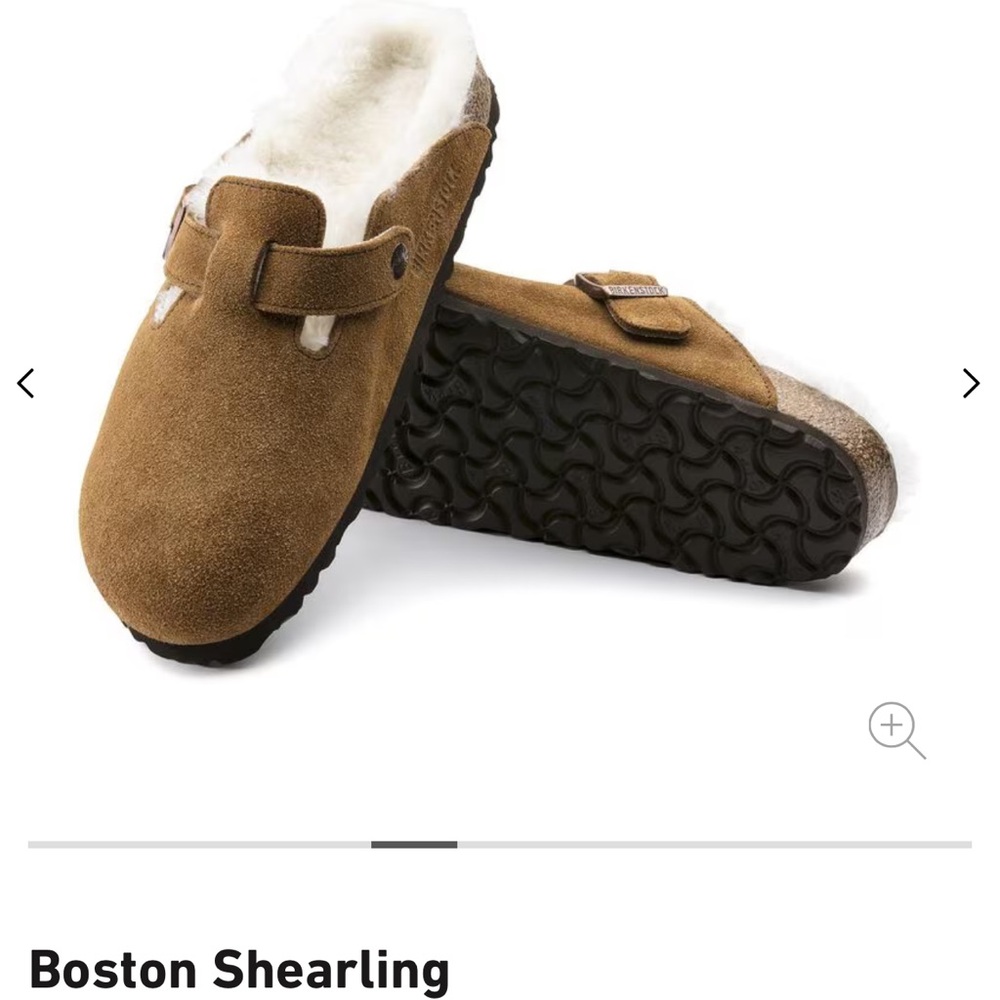 Birkenstock Boston Clogs with Sherling